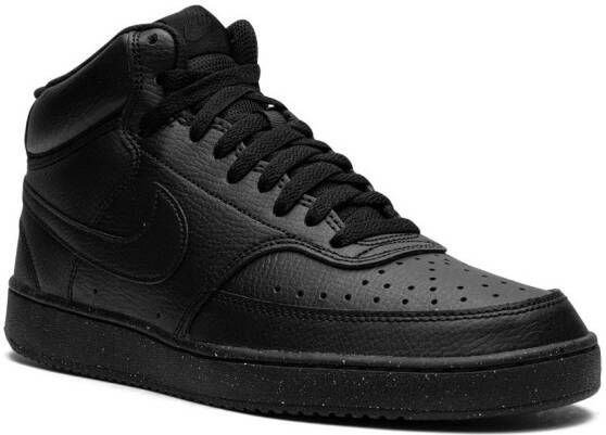 Nike Court Vision Mid NN "Triple Black" sneakers