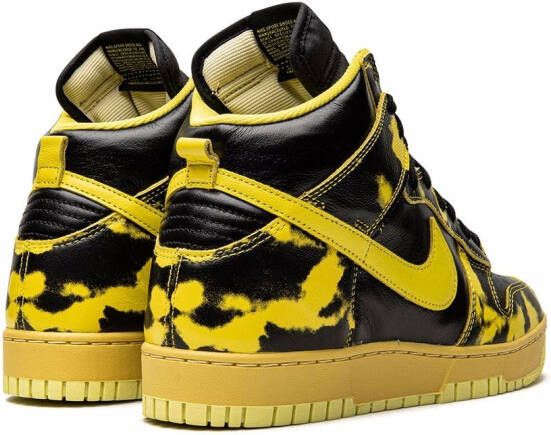 Nike Dunk High 1985 "Yellow Acid Wash" sneakers Black