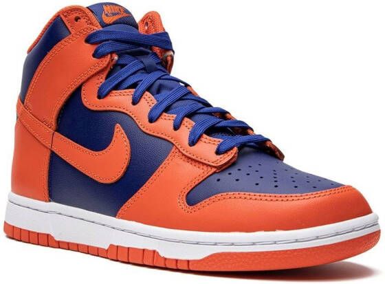 Nike Dunk High "Knicks" sneakers Orange