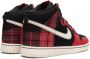 Nike Dunk High "Plaid Black Red" sneakers - Thumbnail 3