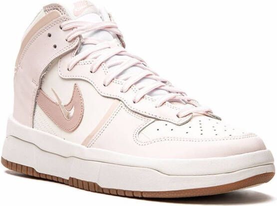Nike Dunk High Up "Pink Oxford" sneakers White