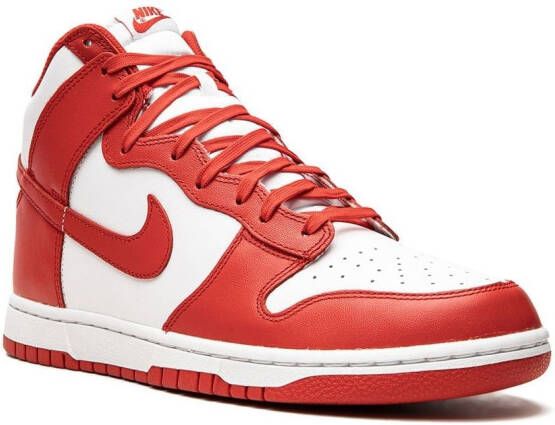 Nike Dunk High "White University Red" sneakers