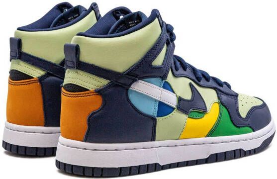 Nike Dunk High "See Through" sneakers Green