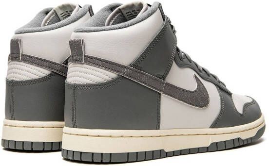 Nike Dunk High "Light Bone Tumbled Grey" sneakers