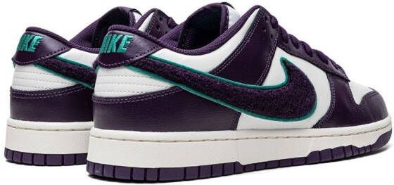 Nike Dunk Low "Chenille Swoosh Grand Purple" sneakers