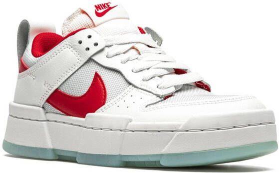 Nike Dunk Low Disrupt "Summit White Gym Red" sneakers