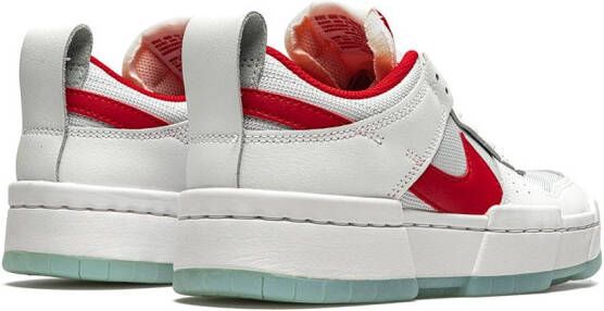 Nike Dunk Low Disrupt "Summit White Gym Red" sneakers
