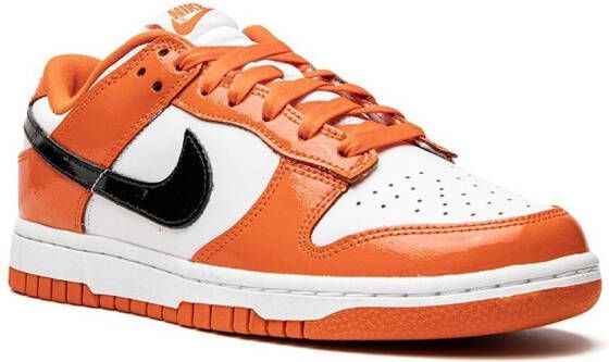 Nike Dunk Low "Orange Black Patent Leather" sneakers