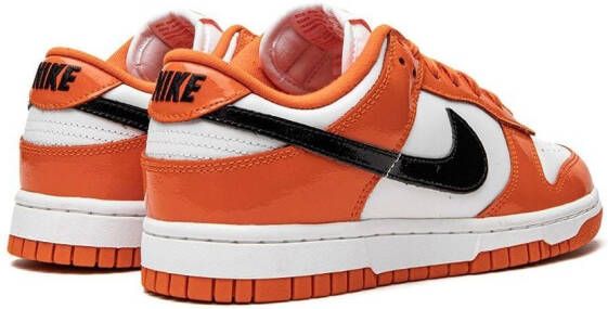 Nike Dunk Low "Orange Black Patent Leather" sneakers