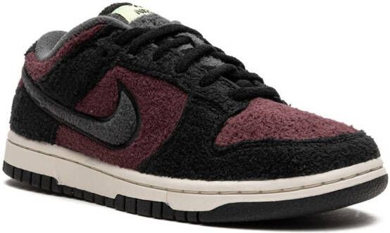 Nike Dunk Low "Fleece Pack Burgundy Crush" sneakers Black