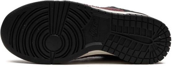 Nike Dunk Low "Fleece Pack Burgundy Crush" sneakers Black