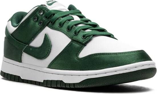 Nike Dunk Low "Green Satin" sneakers White