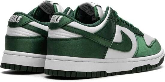 Nike Dunk Low "Green Satin" sneakers White