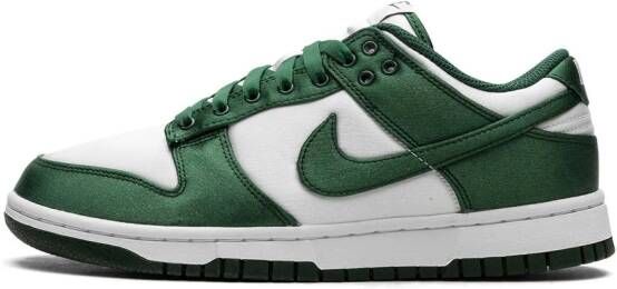 Nike Dunk Low "Green Satin" sneakers White