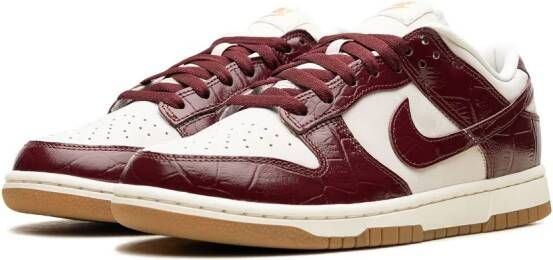 Nike Dunk Low LX "Team Red Croc" sneakers
