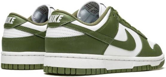 Nike Dunk Low "Medium Olive" sneakers White