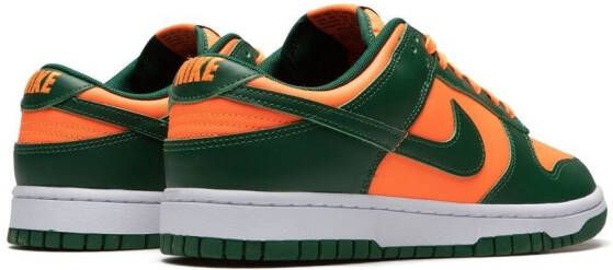 Nike Dunk Low "Miami Hurricanes" sneakers Green