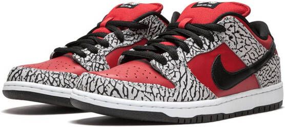 Nike x Supreme SB Dunk Low Premium "Red Cement" sneakers