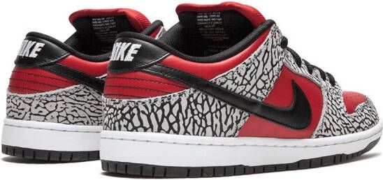 Nike x Supreme SB Dunk Low Premium "Red Cement" sneakers