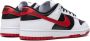 Nike Dunk Low Retro "Black University Red" sneakers White - Thumbnail 3