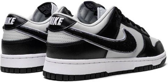 Nike Dunk Low "Chenille Swoosh Black Grey" sneakers