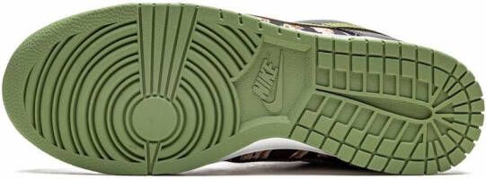 Nike Dunk Low "Crazy Camo" sneakers Green