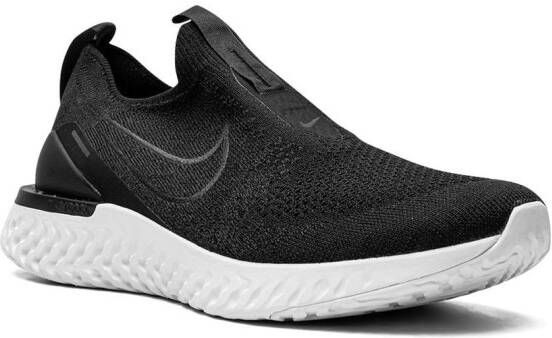 Nike Epic Phantom React Flyknit "Black Black White" sneakers