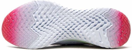 Nike Epic React Flyknit "Hydrogen Blue Sapphire Lime Bl" sneakers White