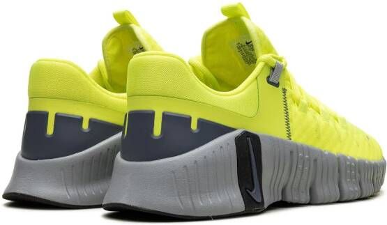 Nike Free Metcon 5 "Volt Wolf Grey" sneakers Green
