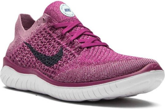 Nike Free RN Flyknit 2018 "Raspberry Red White Teal Tint" sneakers Purple