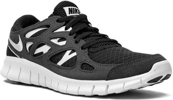 Nike Free Run 2 "Black White Off Noir" sneakers