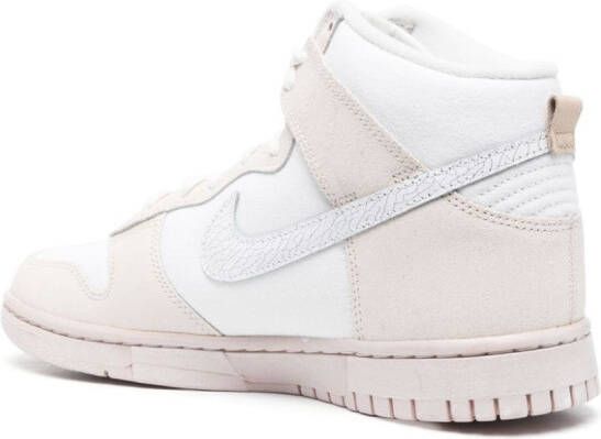 Nike hi-top leather sneakers White