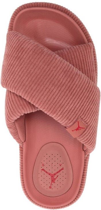 Nike Jordan Sophia corduroy slides Pink