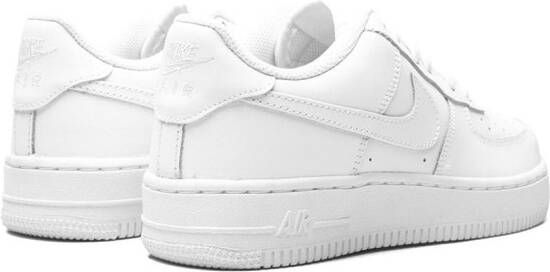 Nike Kids Air Force 1 Low LE "White On White" sneakers