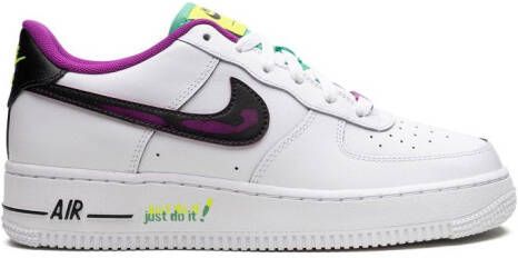 Nike Kids Air Force 1 Low '07 LV8 "Just Do It!" sneakers White