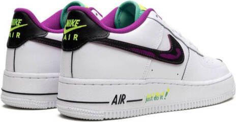 Nike Kids Air Force 1 Low '07 LV8 "Just Do It!" sneakers White