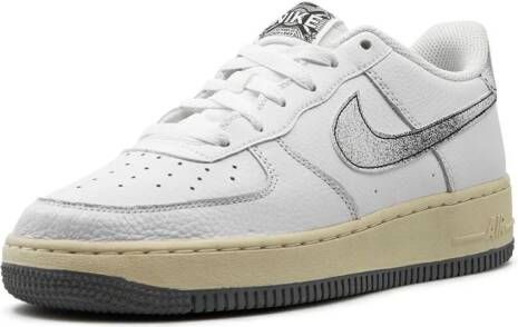 Nike Kids Air Force 1 Low LV8 3 "White Smoke Gray" sneakers