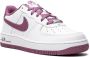 Nike Kids Air Force 1 Low ''White Mauve'' sneakers - Thumbnail 2