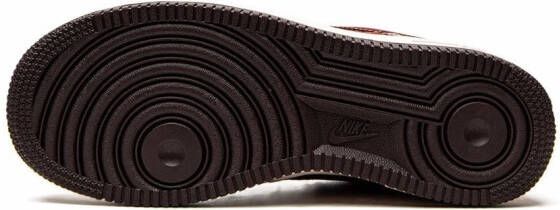 Nike Kids Air Force 1 low-top sneakers Red