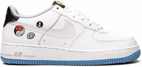 Nike Kids Air Force 1 "Sticker" sneakers White