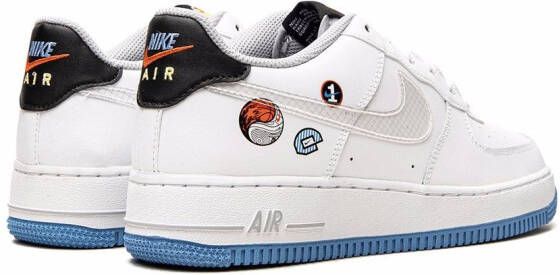 Nike Kids Air Force 1 "Sticker" sneakers White