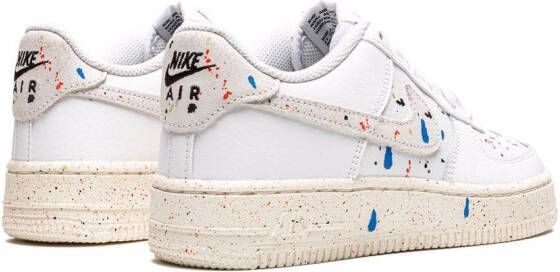 Nike Kids Air Force 1 LV8 3 "Paint Splatter White" sneakers