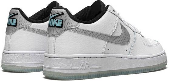 Nike Kids Air Force 1 LV8 KSA"White Glacier Blue" sneakers