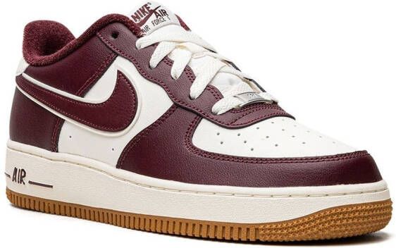 Nike Kids Air Force 1 LV8 "College Pack Night Maroon" sneakers Red