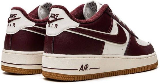 Nike Kids Air Force 1 LV8 "College Pack Night Maroon" sneakers Red