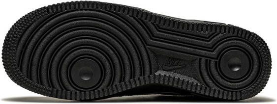 Nike Kids Air Force 1 Low LV8 "Misplaced Swooshes Black" sneakers