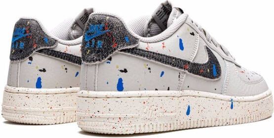 Nike Kids Air Force 1 LV8 "Paint Splatter" sneakers Grey