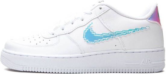 Nike Kids Air Force 1 LV8 "Digital Swoosh" sneakers White