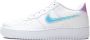 Nike Kids Air Force 1 LV8 "Digital Swoosh" sneakers White - Thumbnail 2