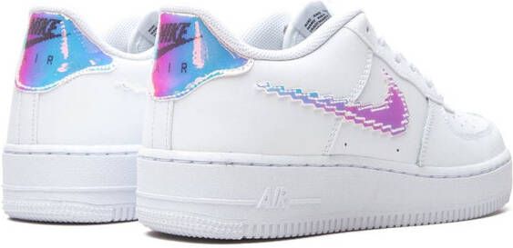 Nike Kids Air Force 1 LV8 "Digital Swoosh" sneakers White